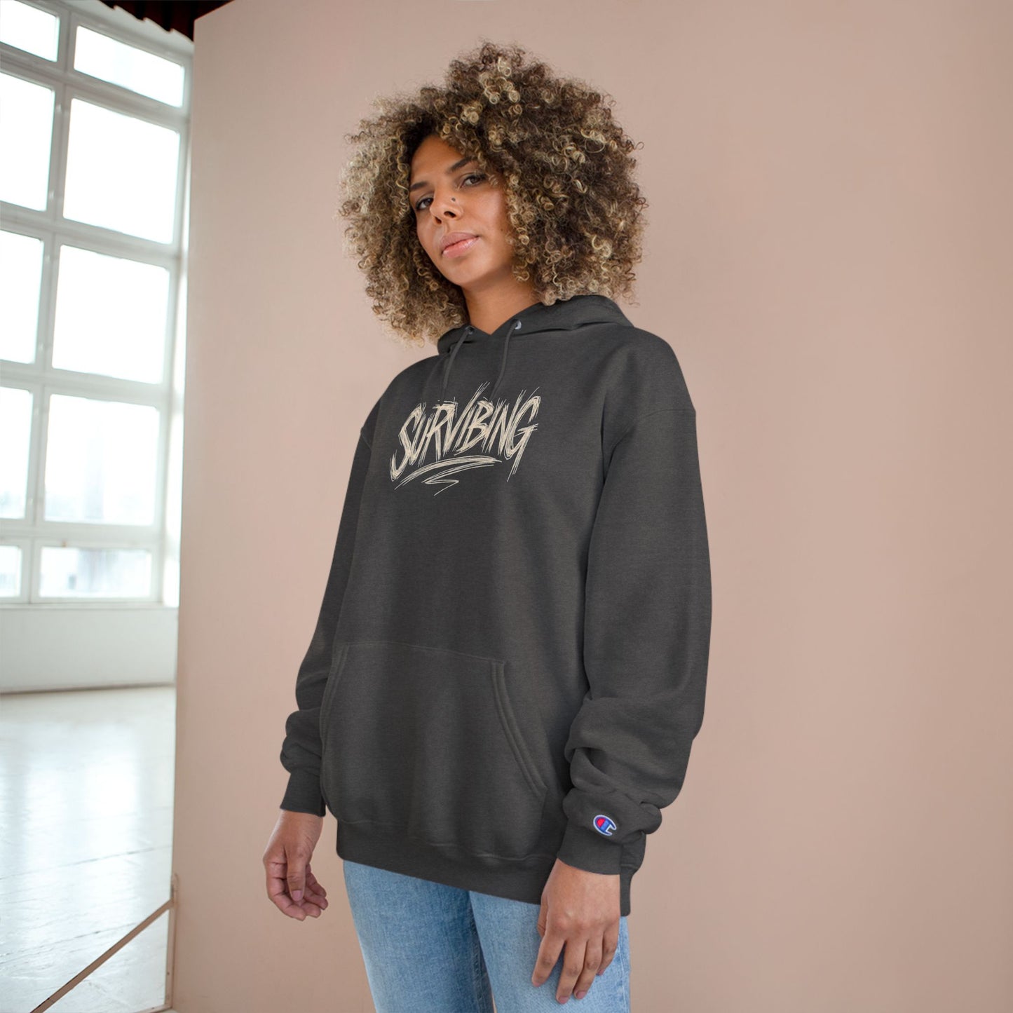 Wook puss 3 Champion Hoodie