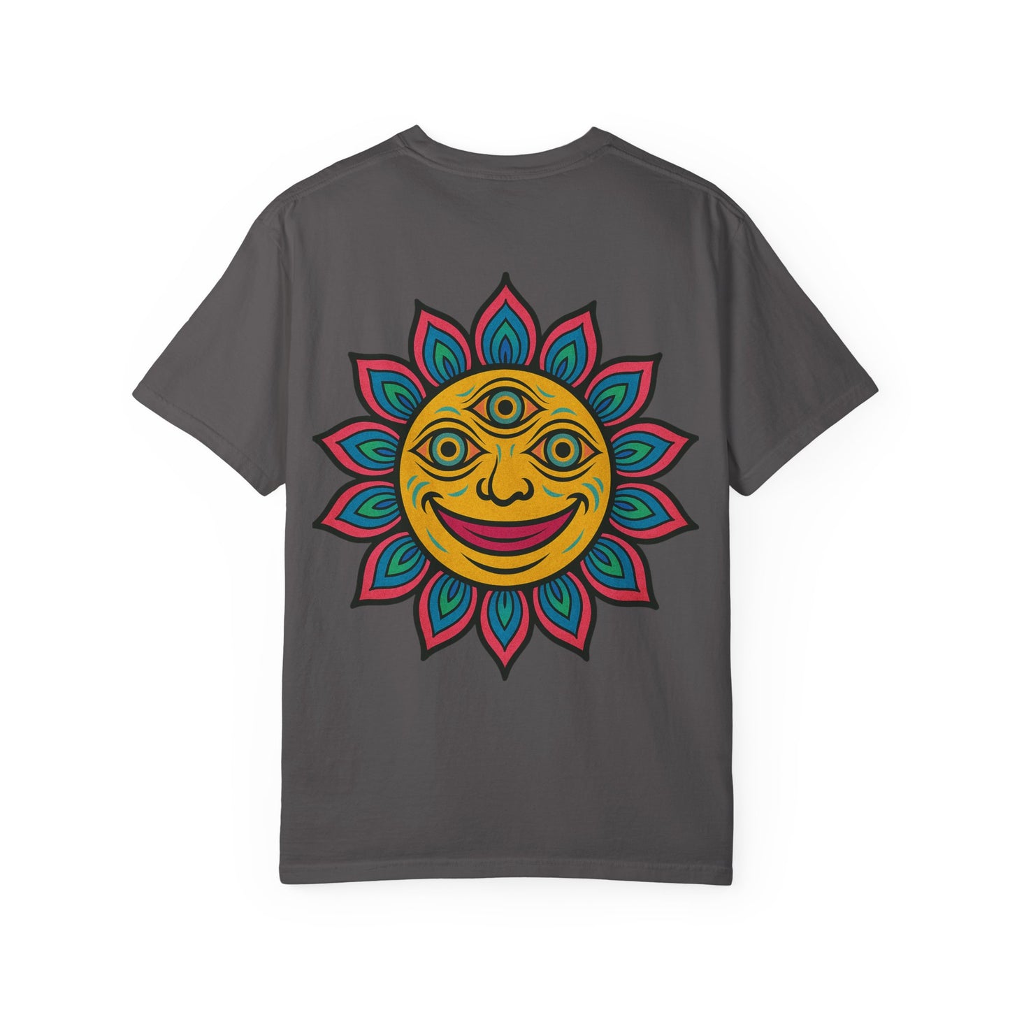 Colorful lotus Sun Graphic Tee