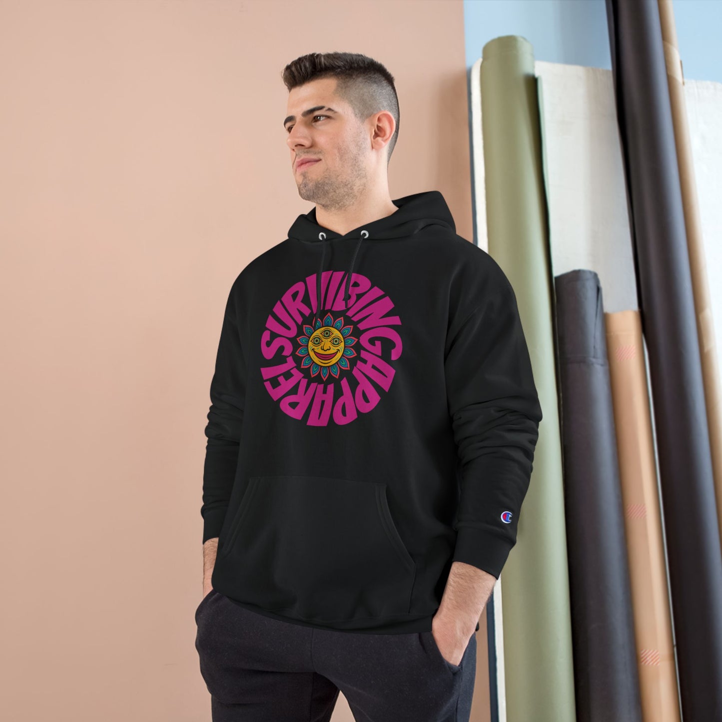 Lotus sun Champion Hoodie