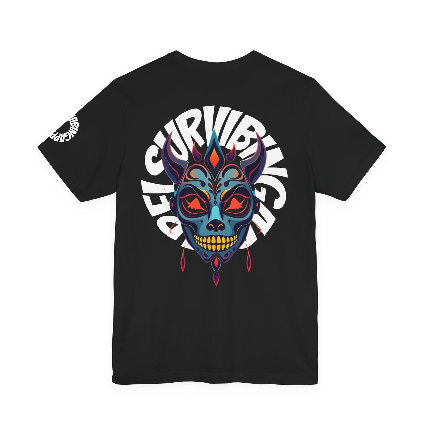 Ani Mask Unisex Tee - Bright Colored Design