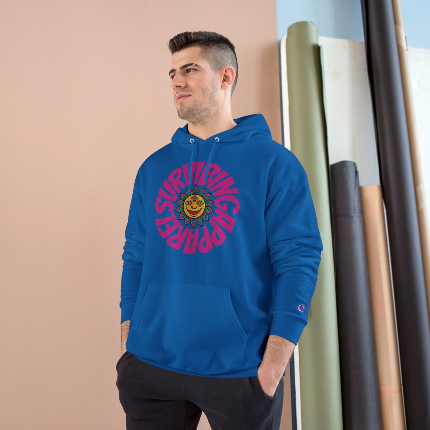 Lotus sun Champion Hoodie