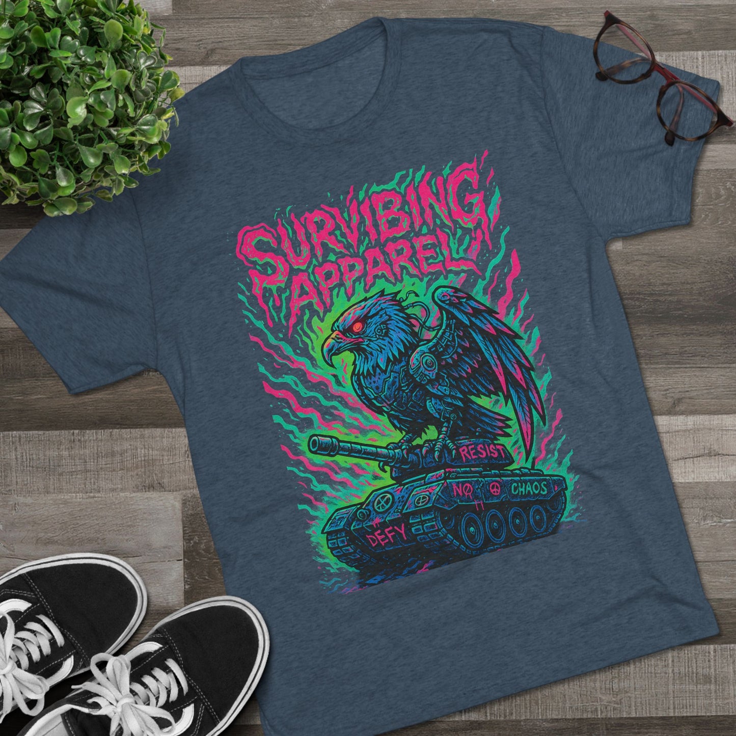 eagle tank t-shirt - birds aren't real drop
