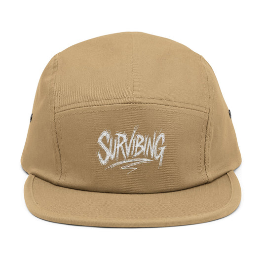 Survibing Embroidered 5 Panel Cap - Casual Streetwear Hat
