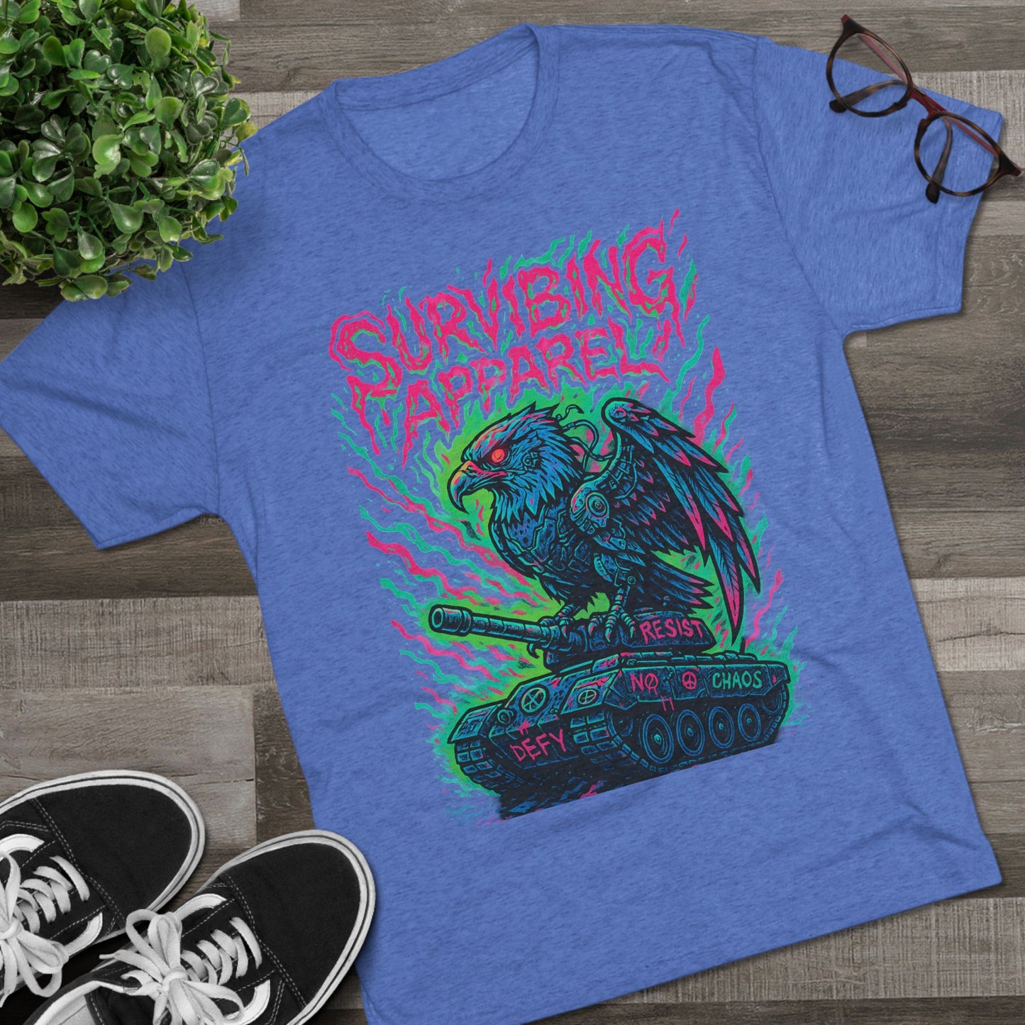 eagle tank t-shirt - birds aren't real drop