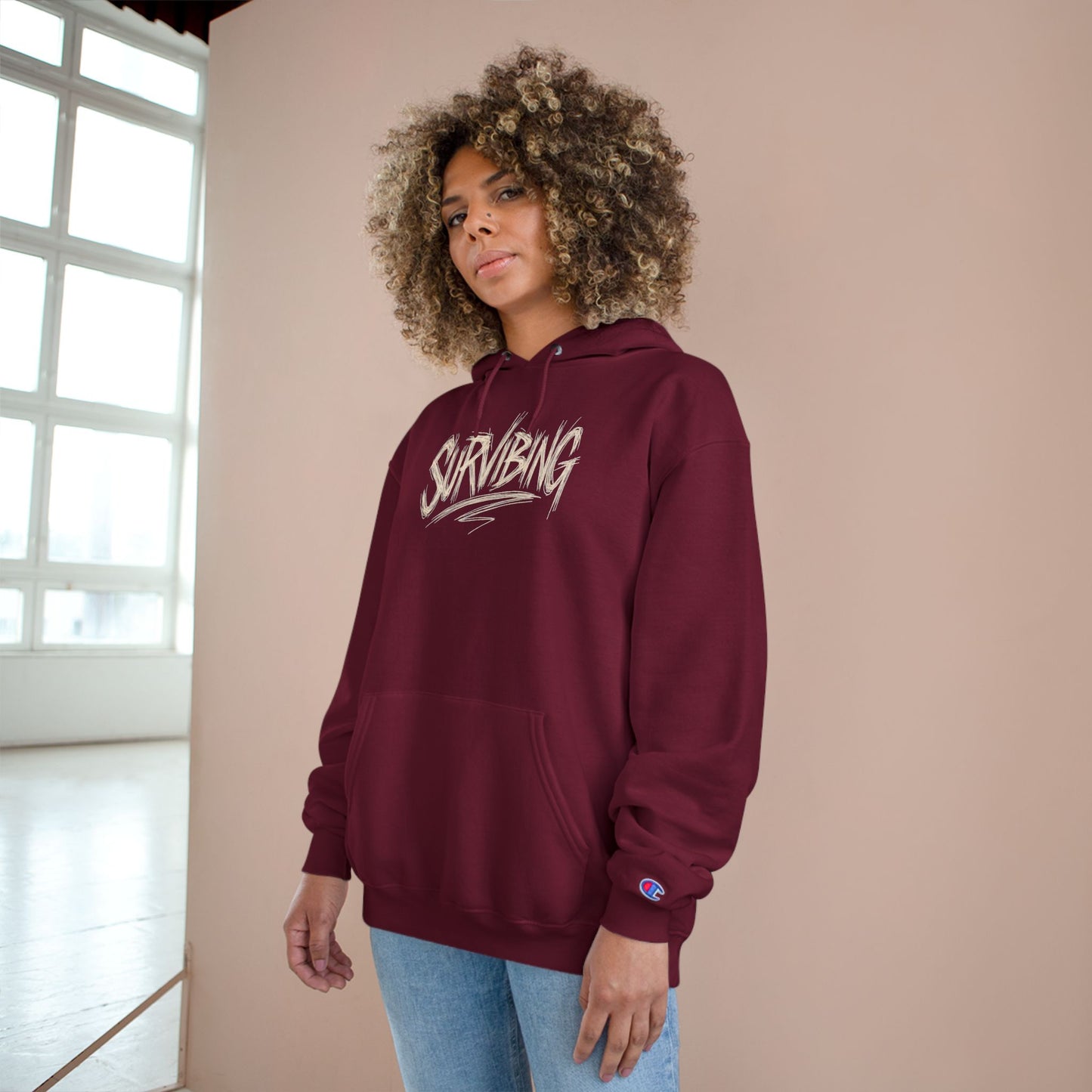 Wook puss 3 Champion Hoodie