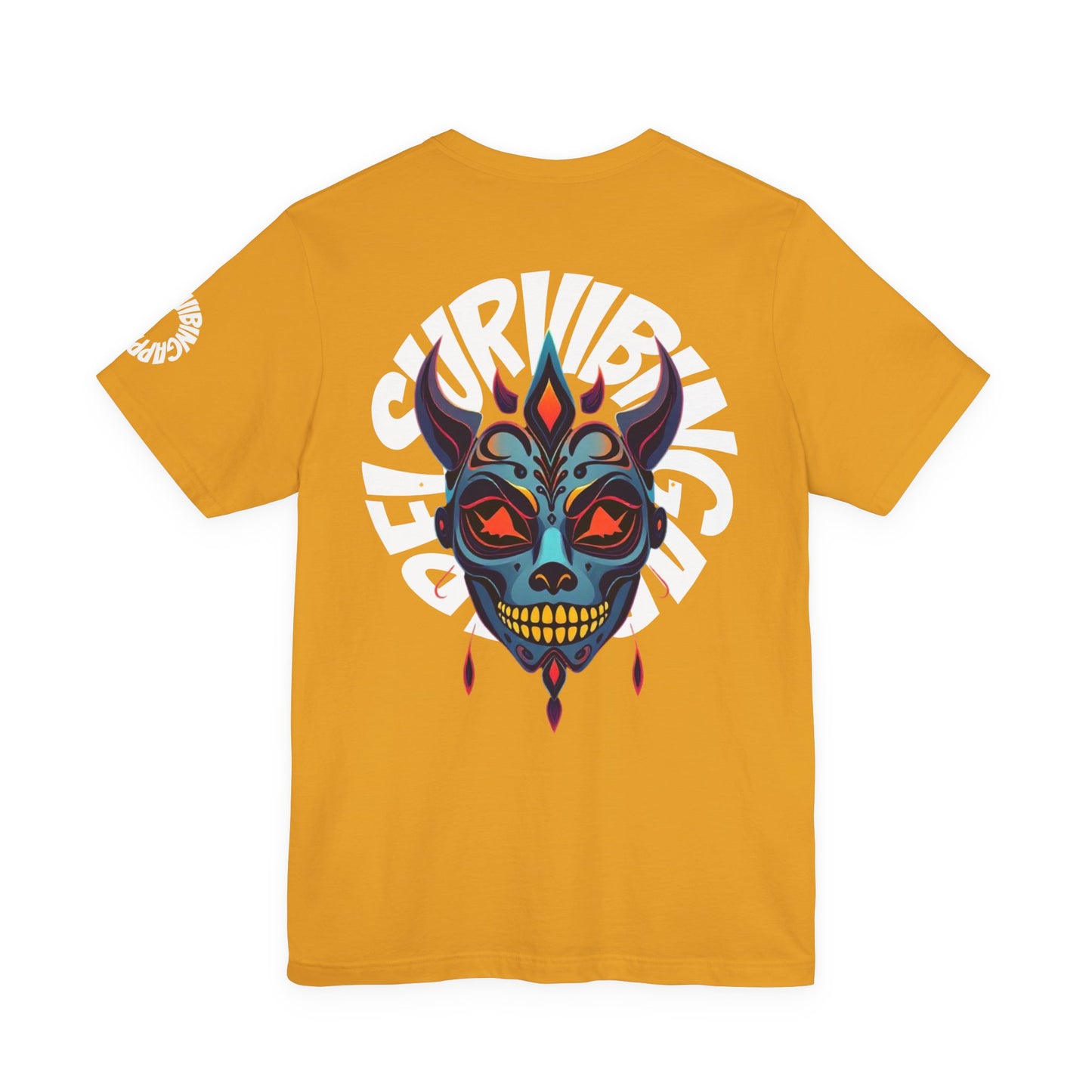 Ani Mask Unisex Tee - Bright Colored Design