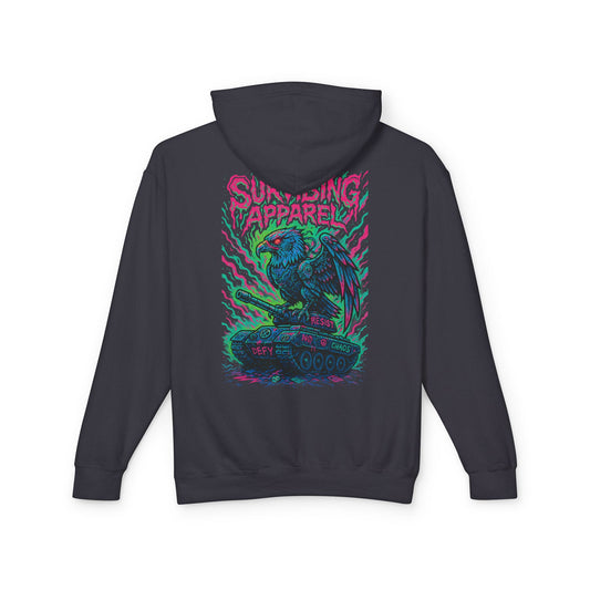 eagle tank - pocketless hoodie - birds aren't real drop