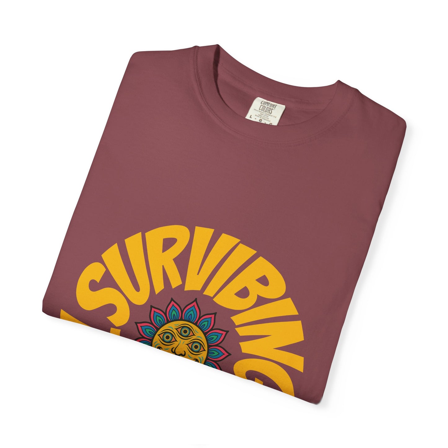 Colorful lotus Sun Graphic Tee