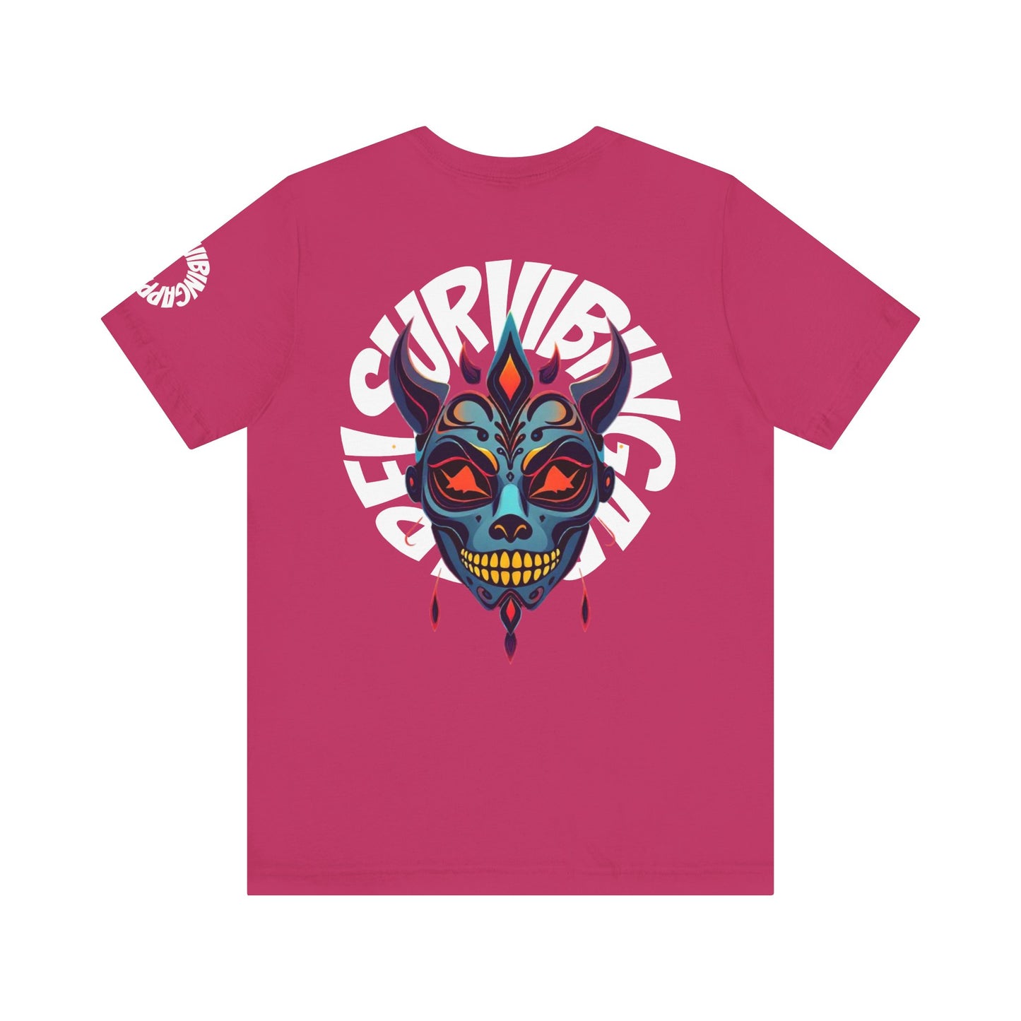 Ani Mask Unisex Tee - Bright Colored Design