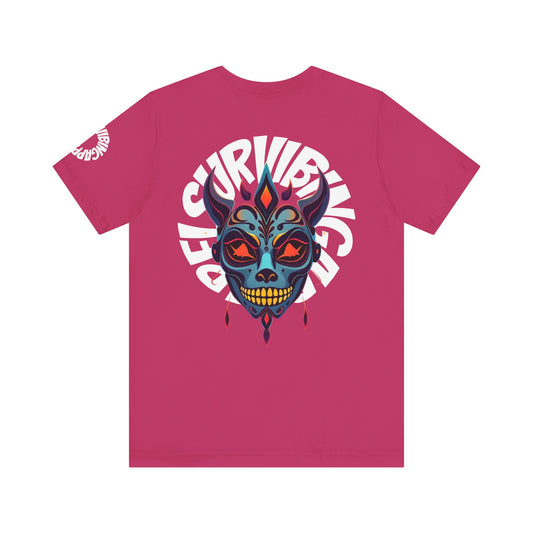 Ani Mask Unisex Tee - Bright Colored Design