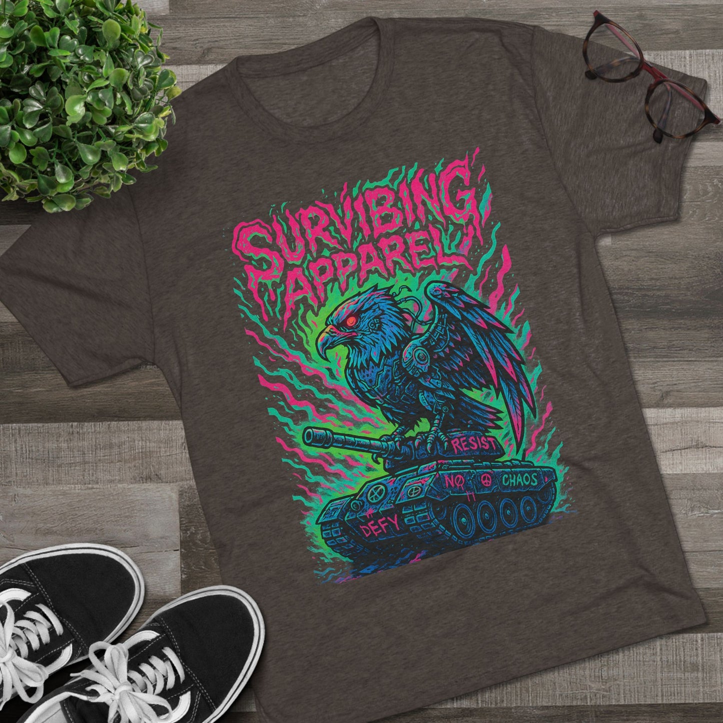 eagle tank t-shirt - birds aren't real drop