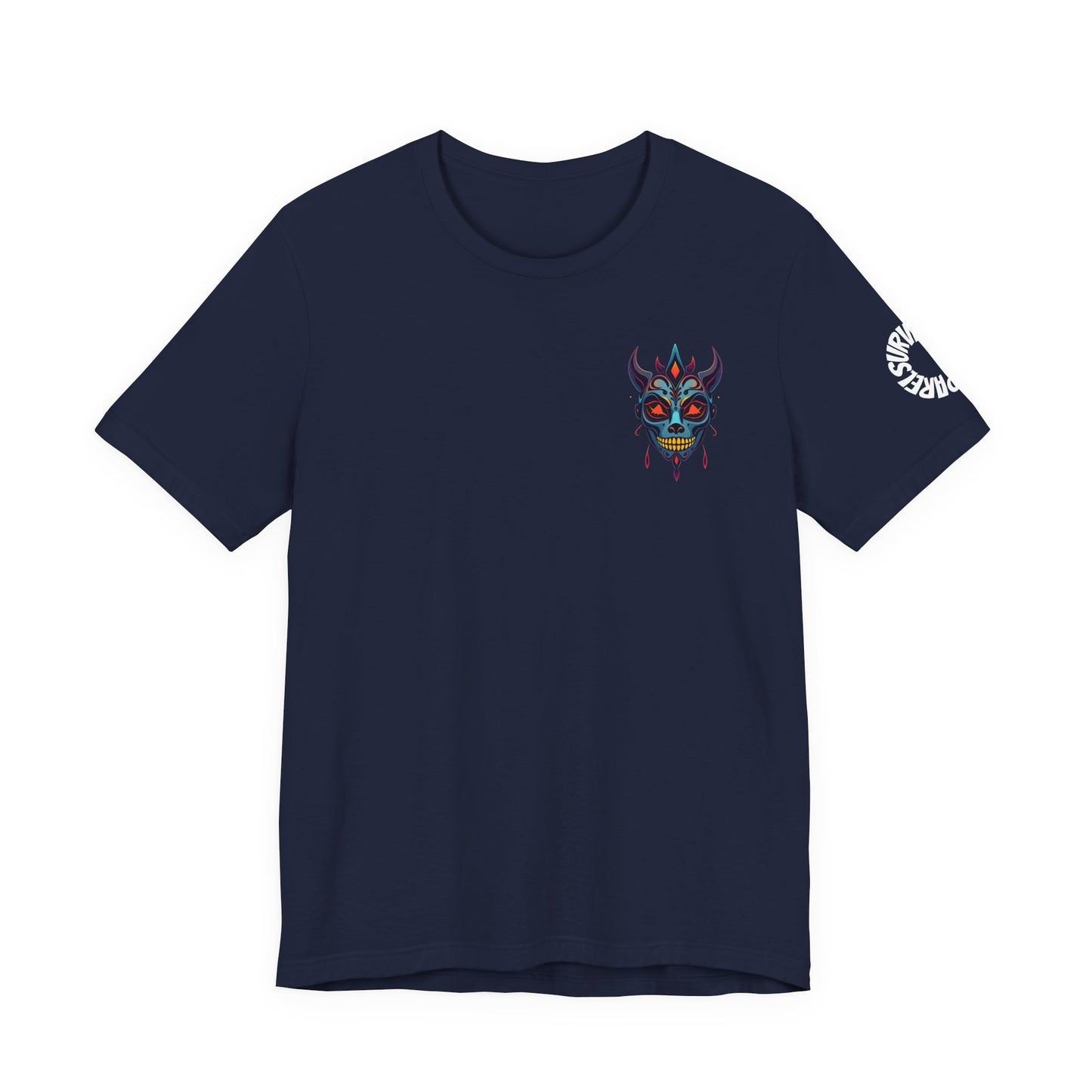 Ani Mask Unisex Tee - Bright Colored Design