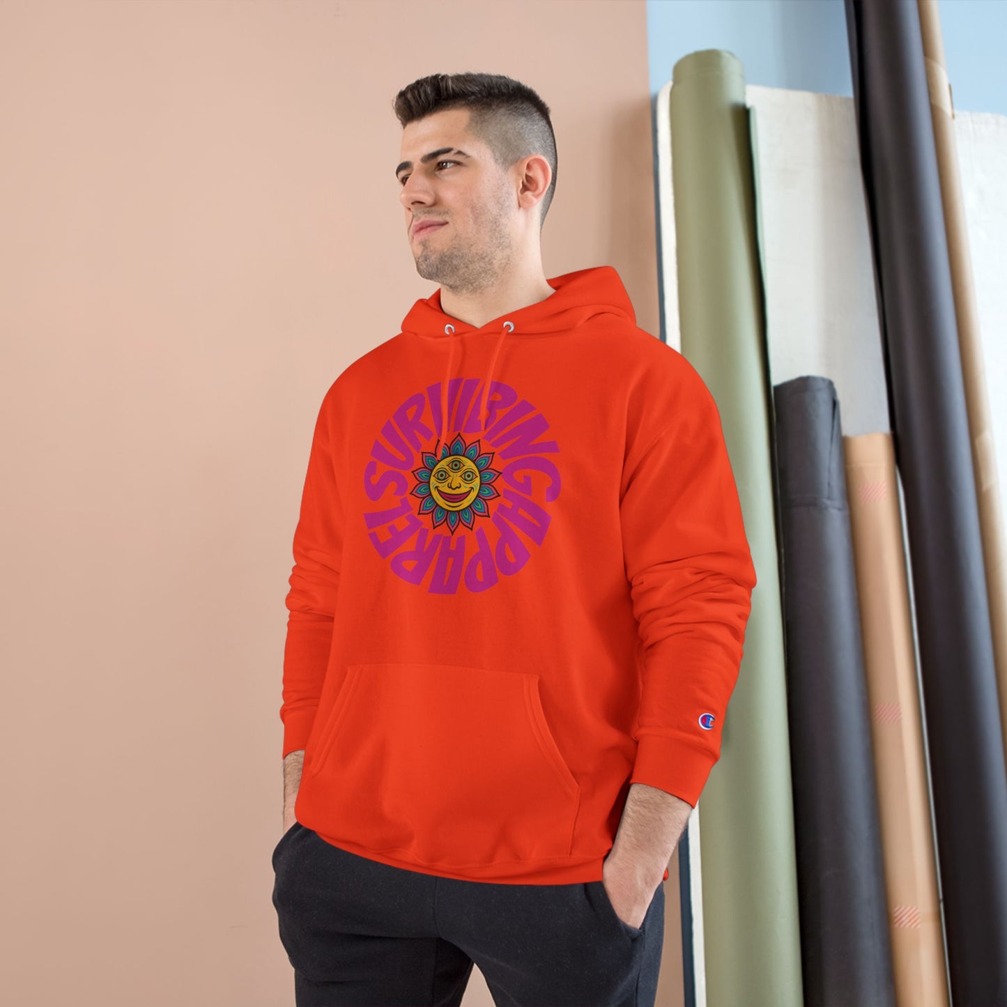 Lotus sun Champion Hoodie
