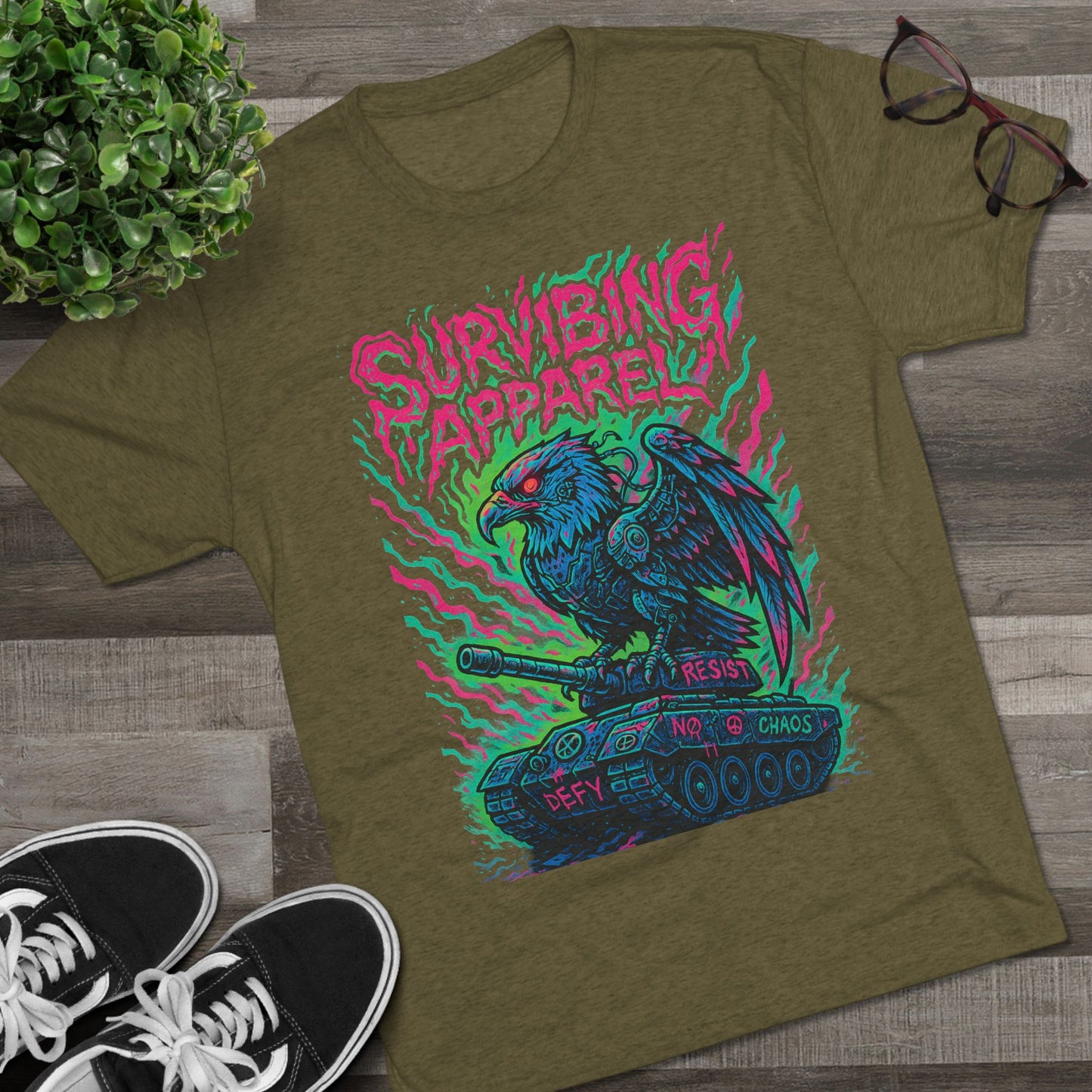 eagle tank t-shirt - birds aren't real drop
