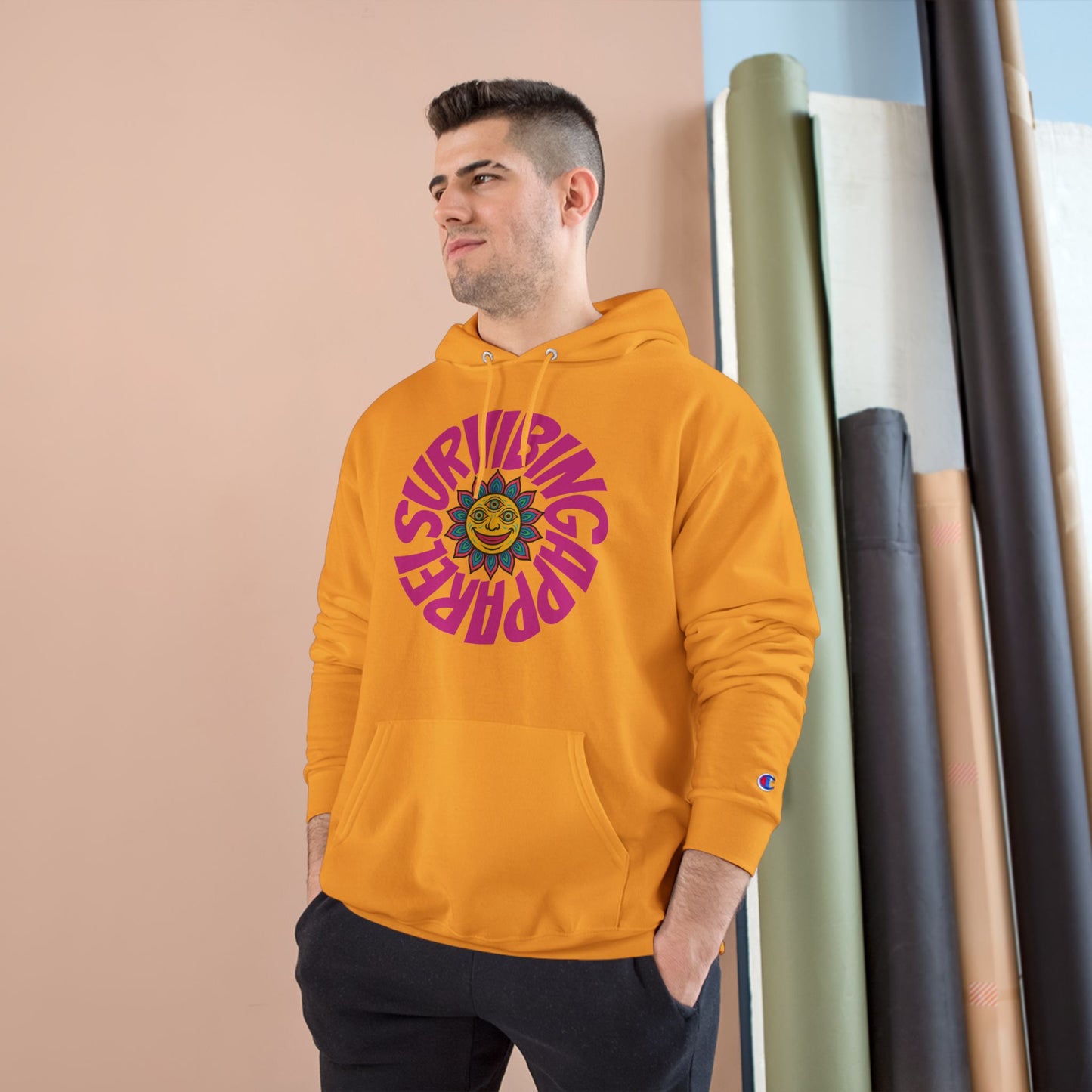 Lotus sun Champion Hoodie
