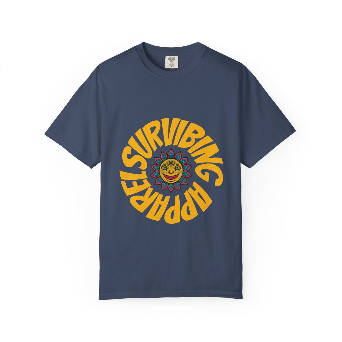 Colorful lotus Sun Graphic Tee