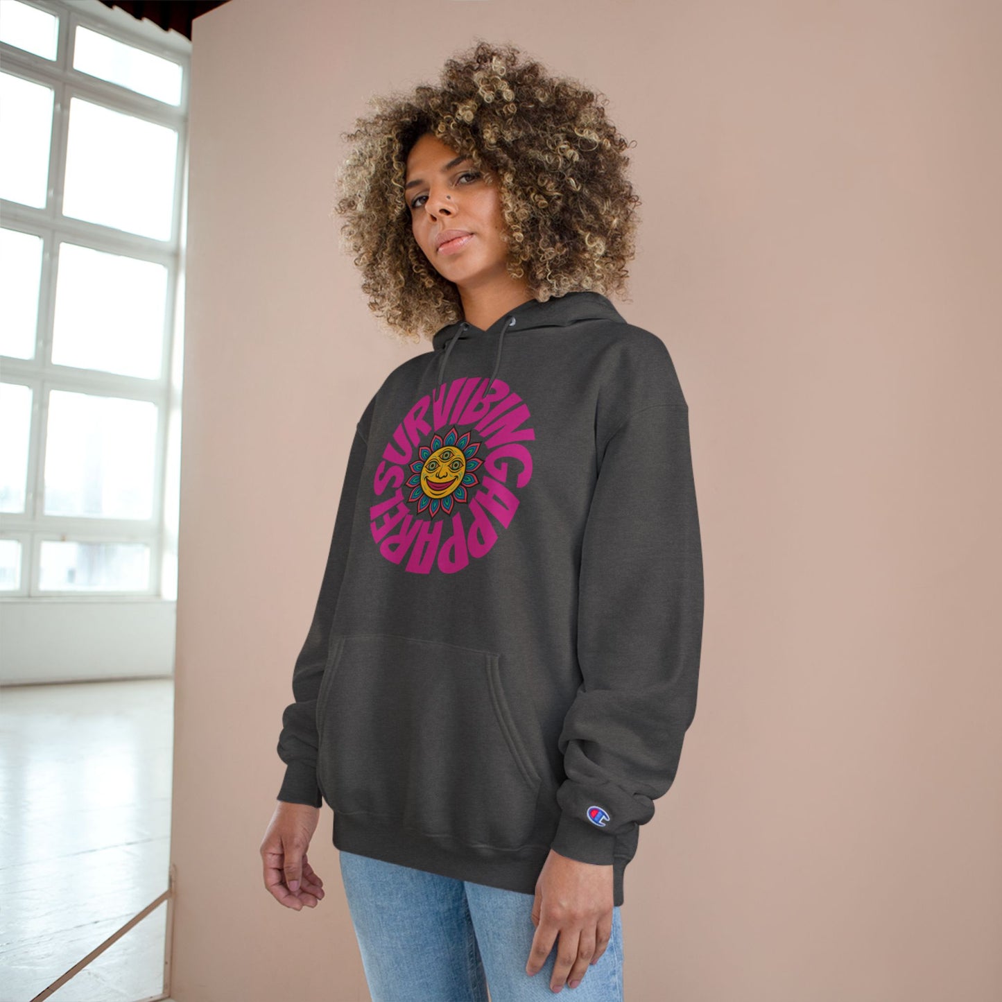 Lotus sun Champion Hoodie