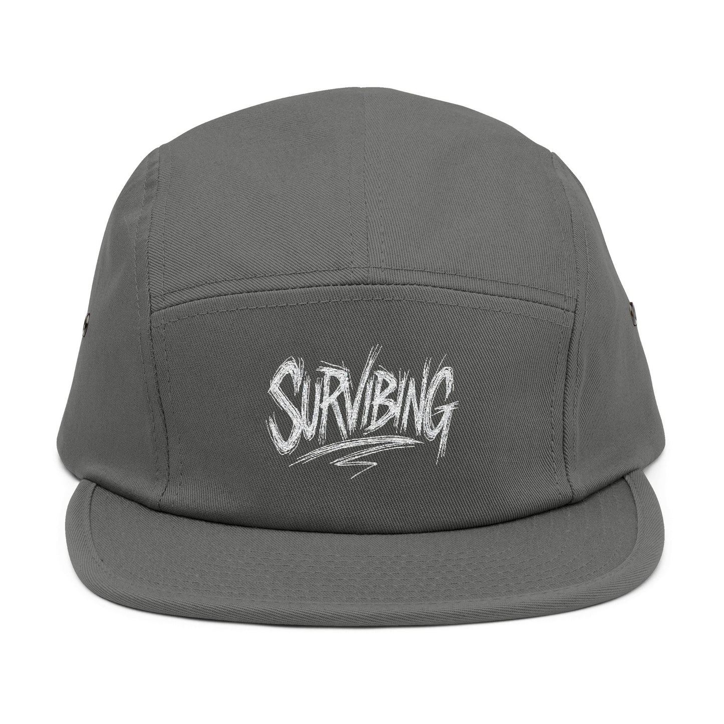 Survibing Embroidered 5 Panel Cap - Casual Streetwear Hat