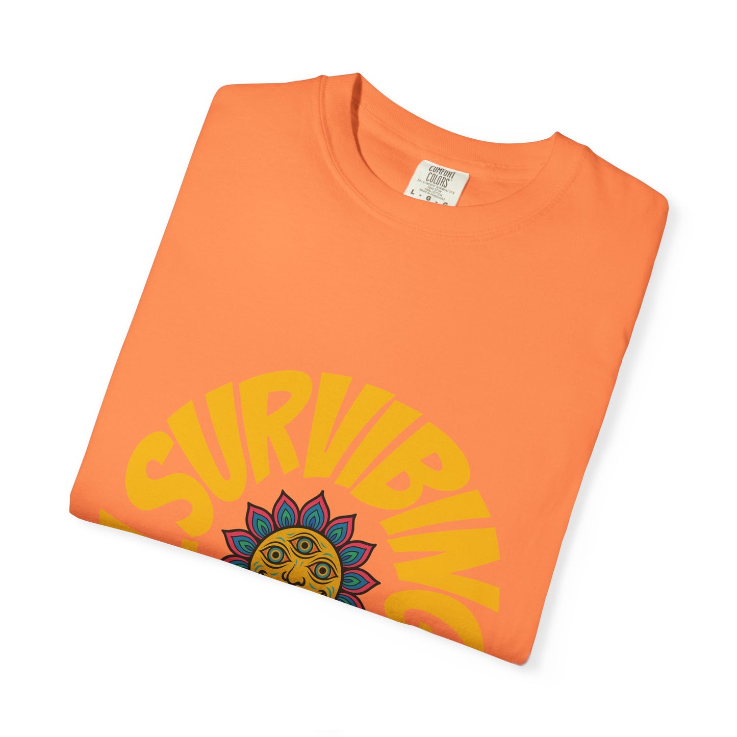 Colorful lotus Sun Graphic Tee