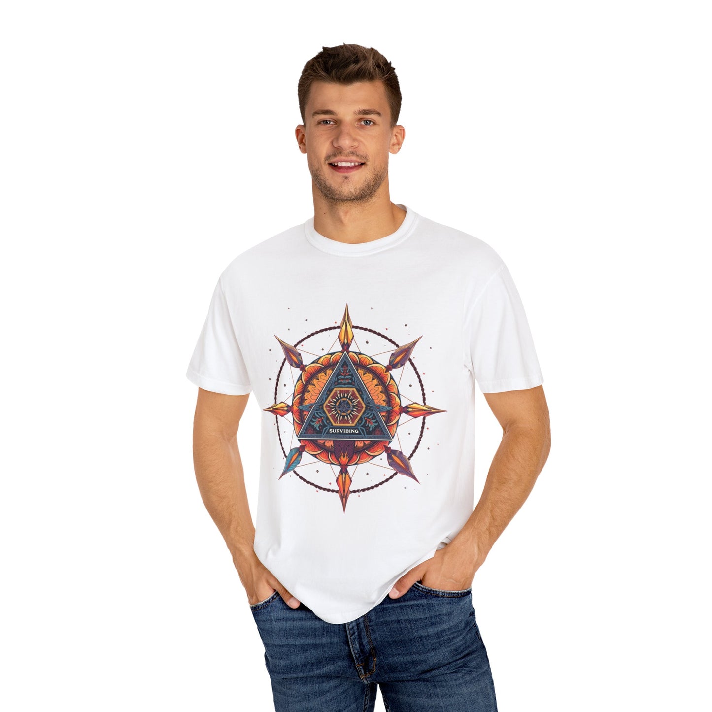 Unisex Survibing 1. Garment-Dyed T-shirt