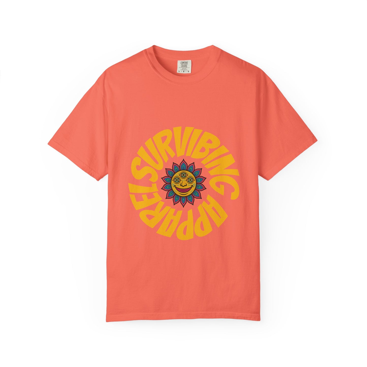 Colorful lotus Sun Graphic Tee