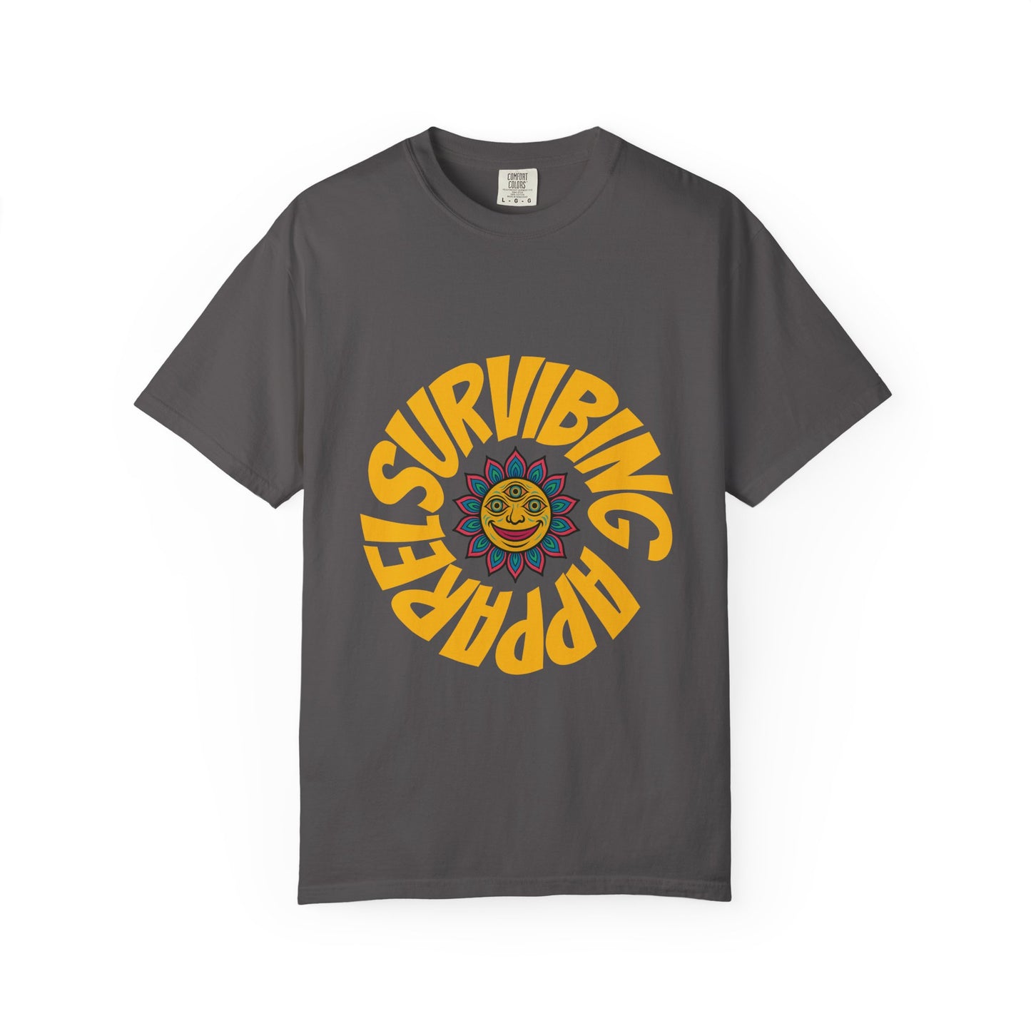 Colorful lotus Sun Graphic Tee