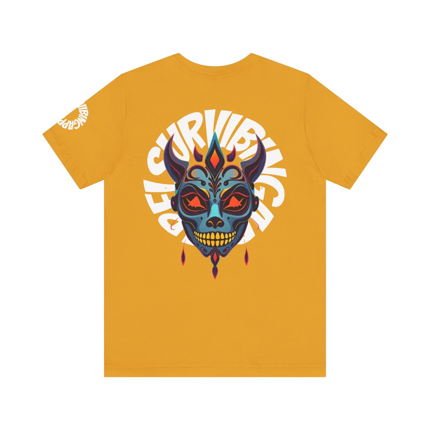 Ani Mask Unisex Tee - Bright Colored Design