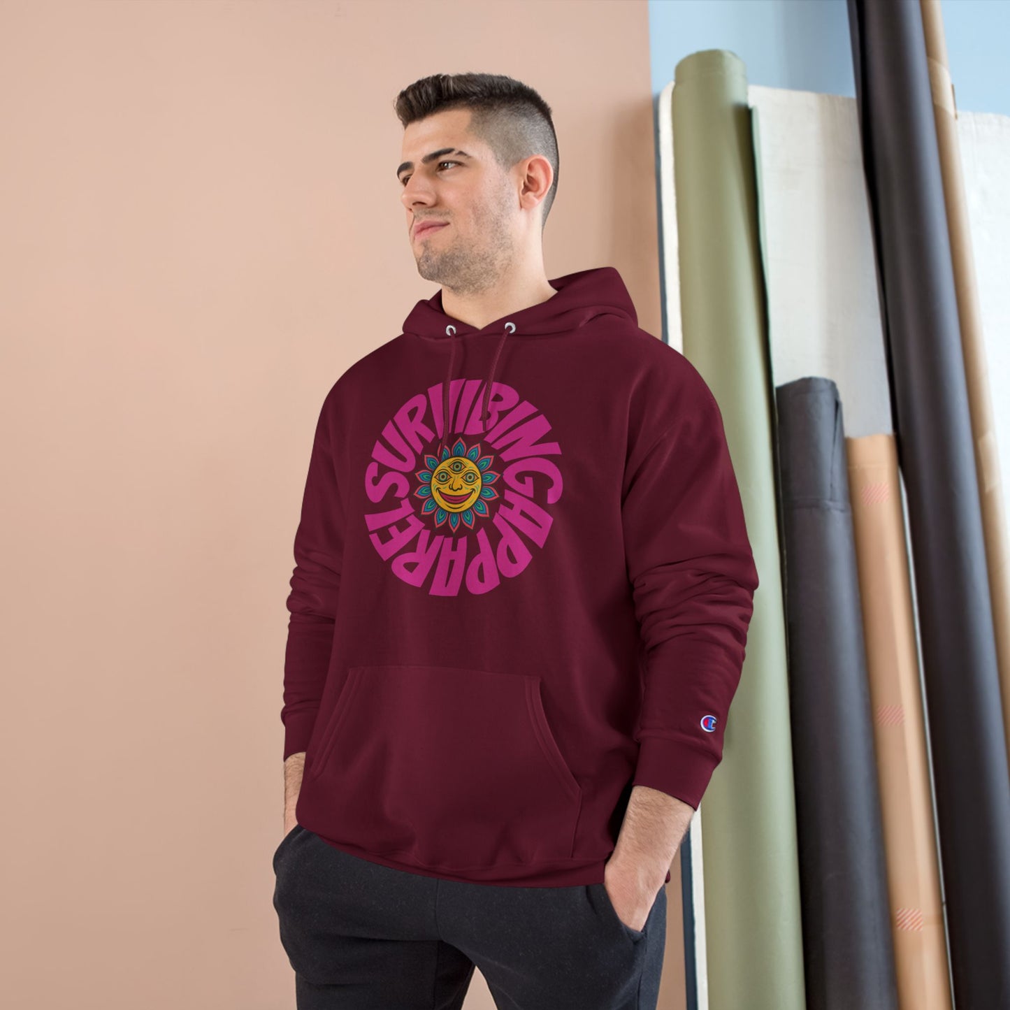Lotus sun Champion Hoodie