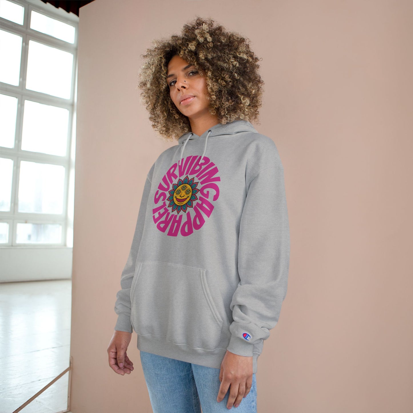 Lotus sun Champion Hoodie