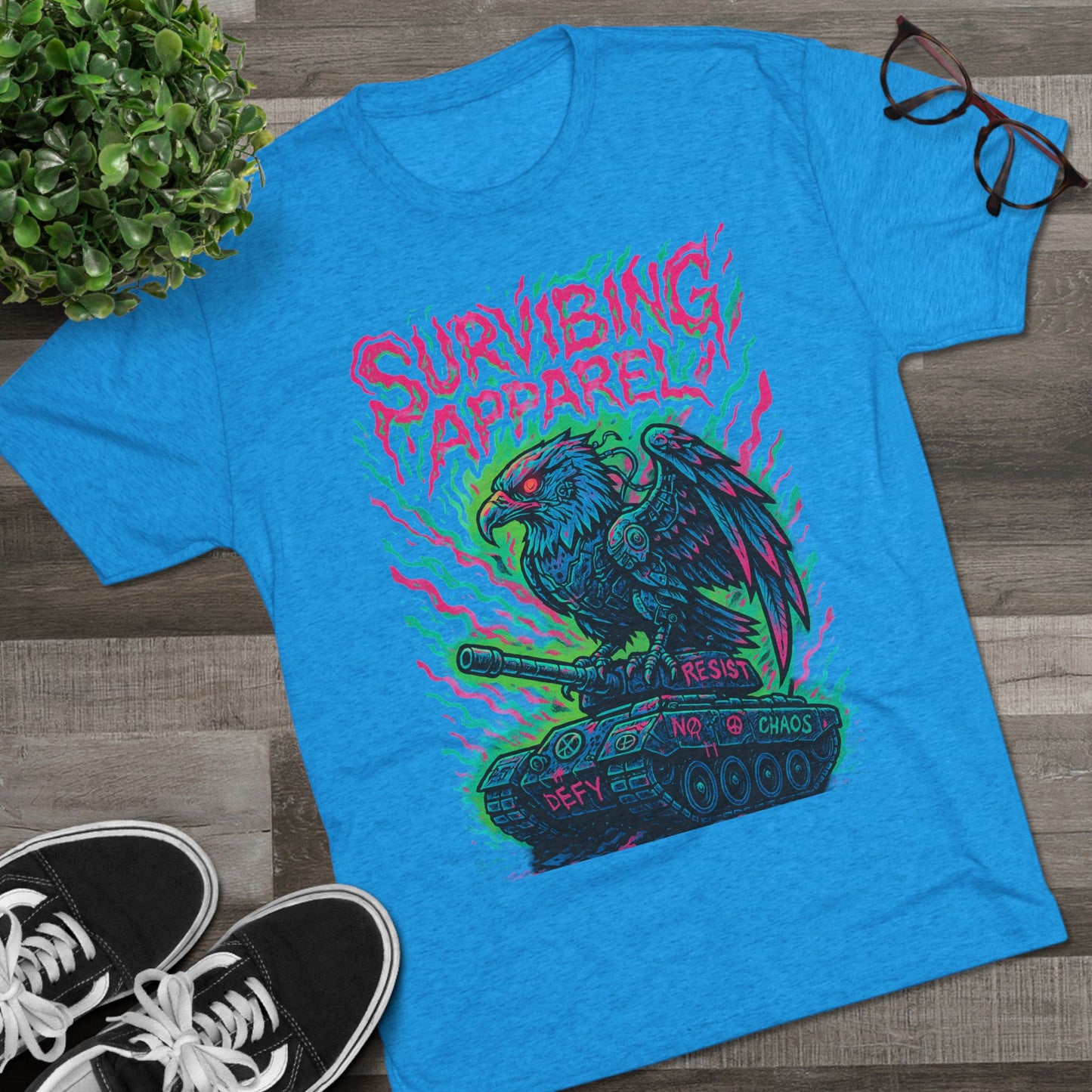 eagle tank t-shirt - birds aren't real drop
