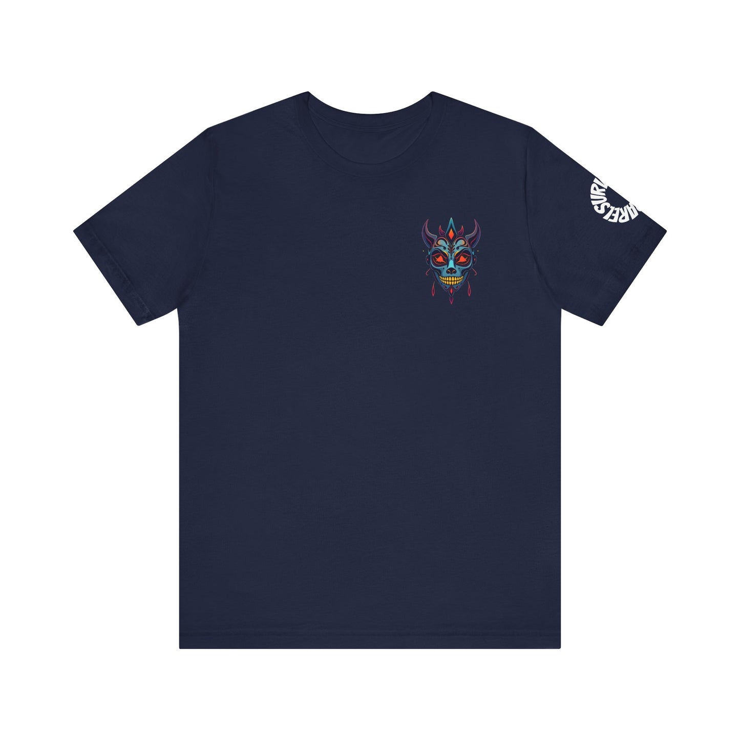 Ani Mask Unisex Tee - Bright Colored Design
