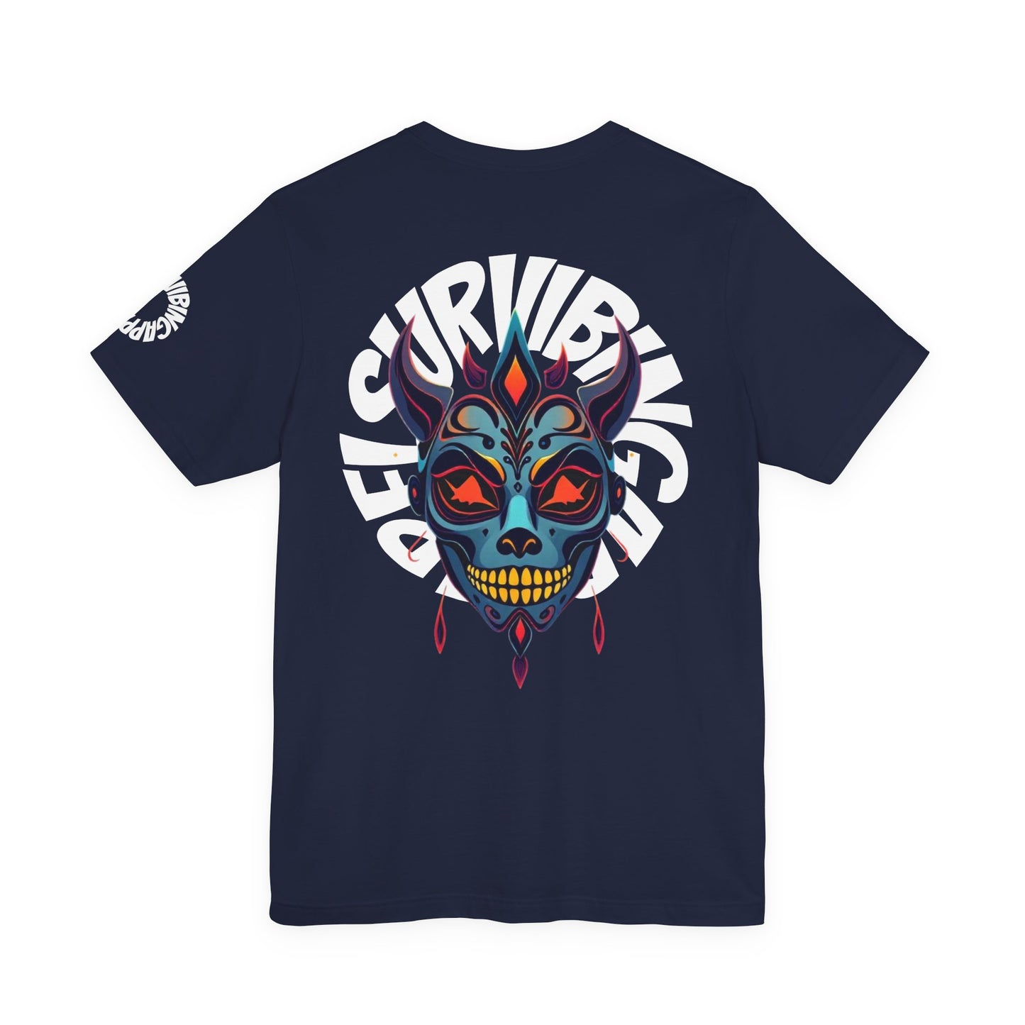 Ani Mask Unisex Tee - Bright Colored Design