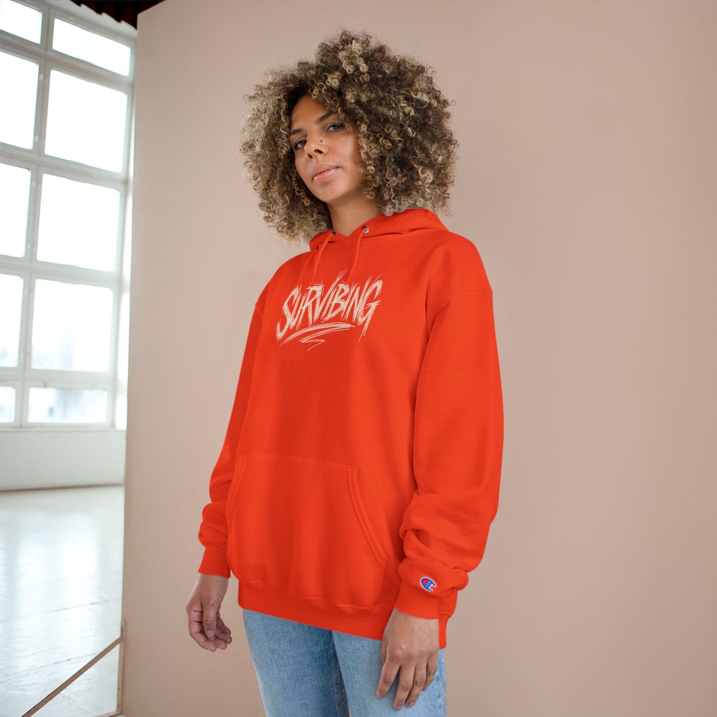Wook puss 3 Champion Hoodie