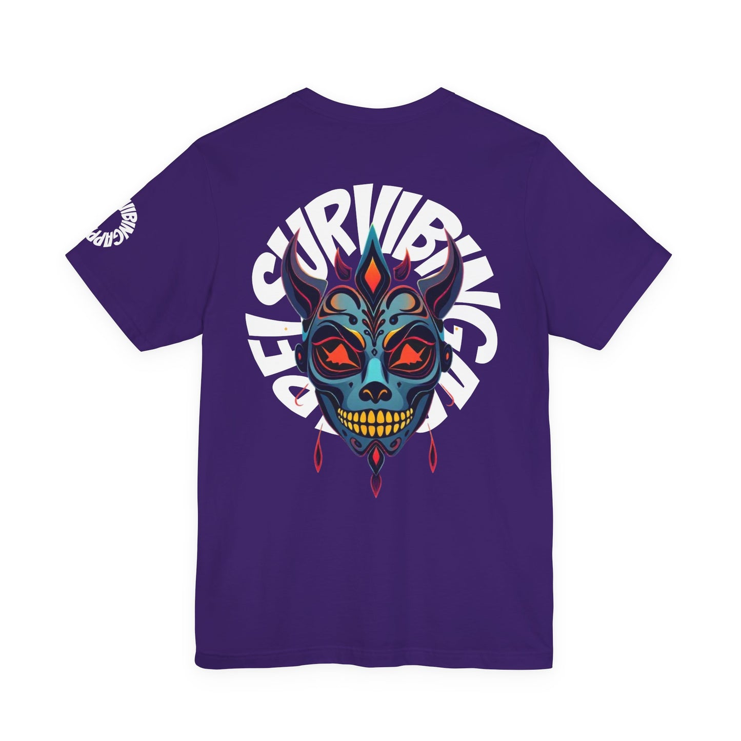 Ani Mask Unisex Tee - Bright Colored Design