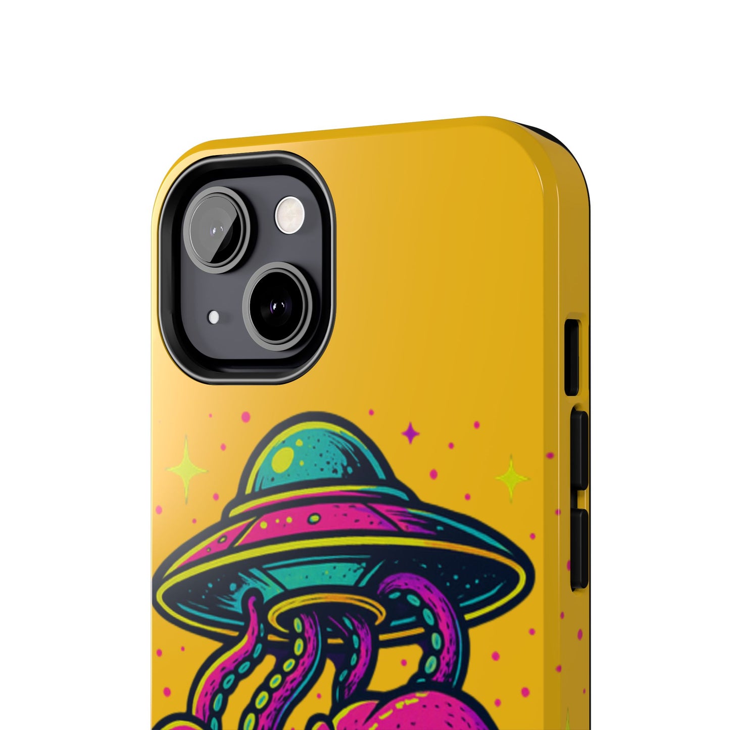 kraken Phone Case | Unique Yellow Design for Alien Lovers