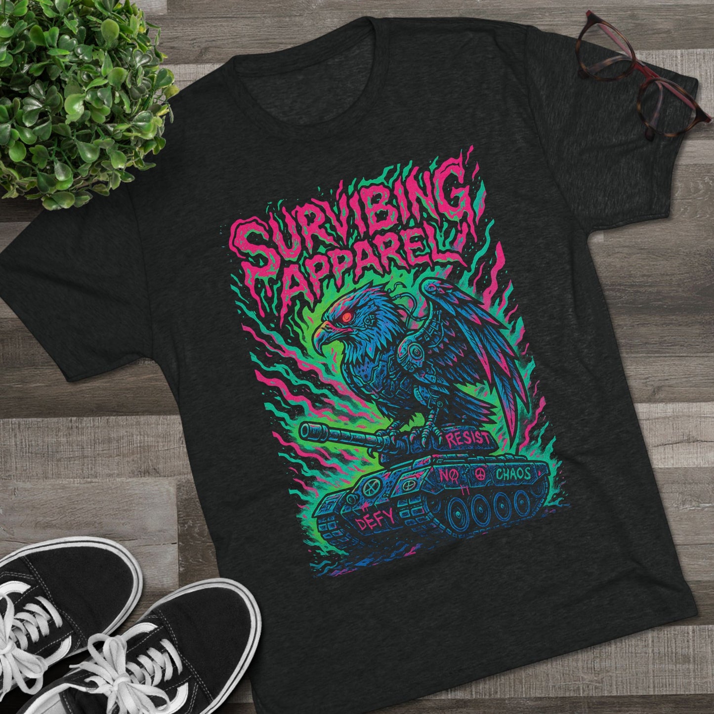 eagle tank t-shirt - birds aren't real drop
