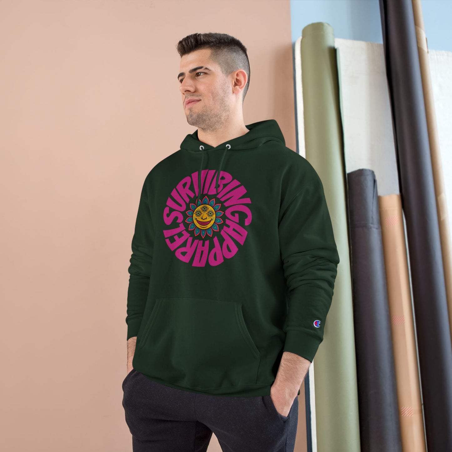 Lotus sun Champion Hoodie