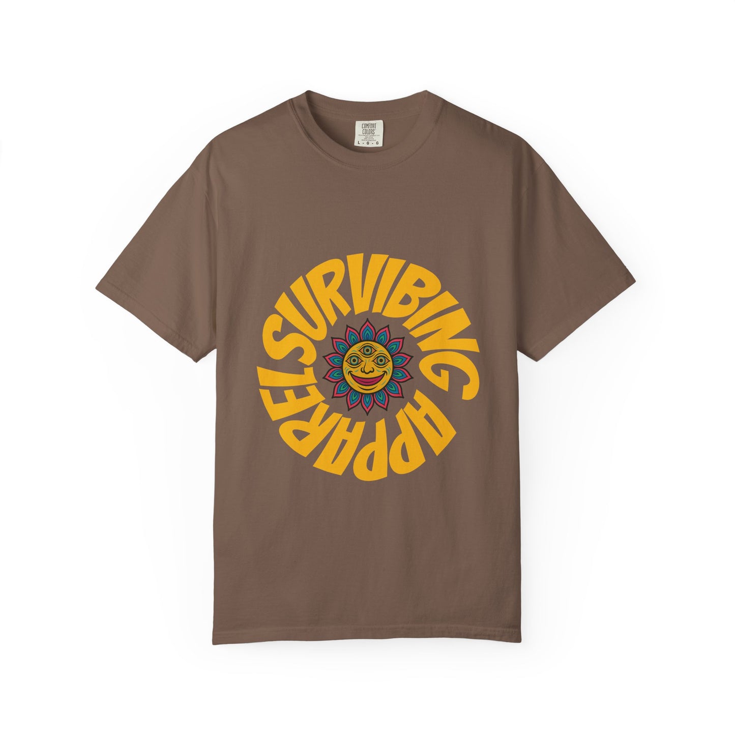 Colorful lotus Sun Graphic Tee