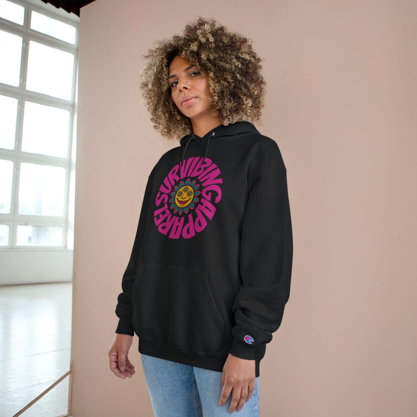 Lotus sun Champion Hoodie