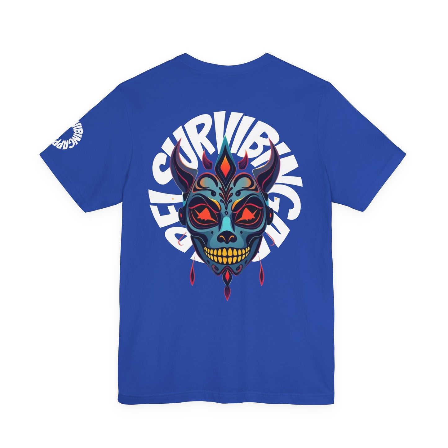 Ani Mask Unisex Tee - Bright Colored Design
