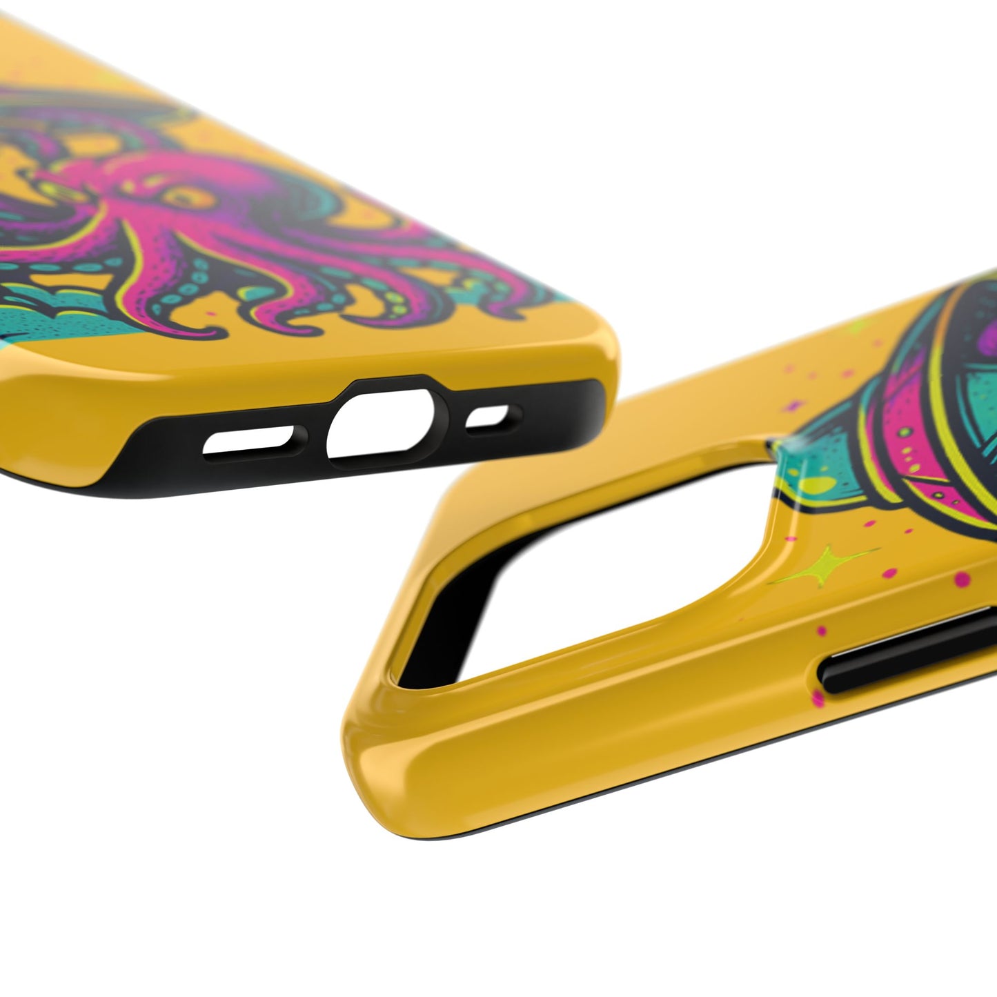 kraken Phone Case | Unique Yellow Design for Alien Lovers